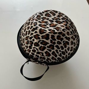 Cheetah cupcase travel case